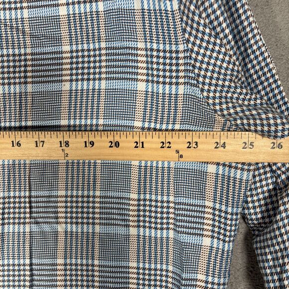 Robert Graham Shirt Men’s Size 2XL Houndstooth Plaid Flipcuff Mixed Media Luxury - Picture 9 of 16